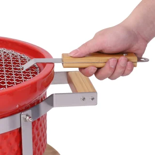 Hibachi Shichirin Tafelgrill Ø30 cm Rood