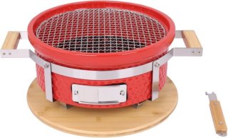 Hibachi Shichirin Tafelgrill Ø30 cm Rood