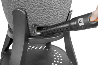 iQ Grills Kamado Large 22 inch Carbon Black