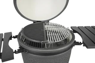 iQ Grills Kamado Large 22 inch Carbon Black