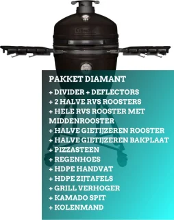 Kamado 21 inch Diamant Keramisch