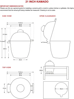 Wat vinden we goed aan de Kamado BasiQ 21 inch Barbecue