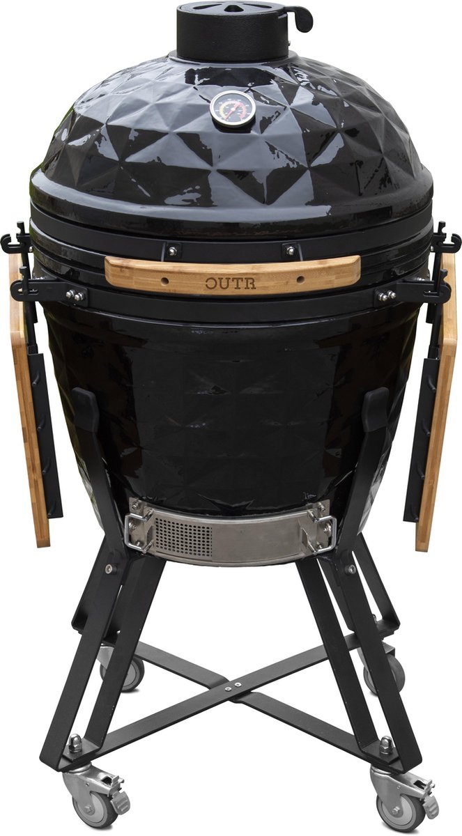 Kamado Grill Large Diamond 56 Zwart