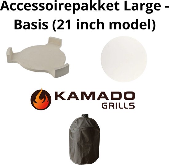 Maak je 21 inch Kamado compleet met dit veelzijdige accessoirepakket