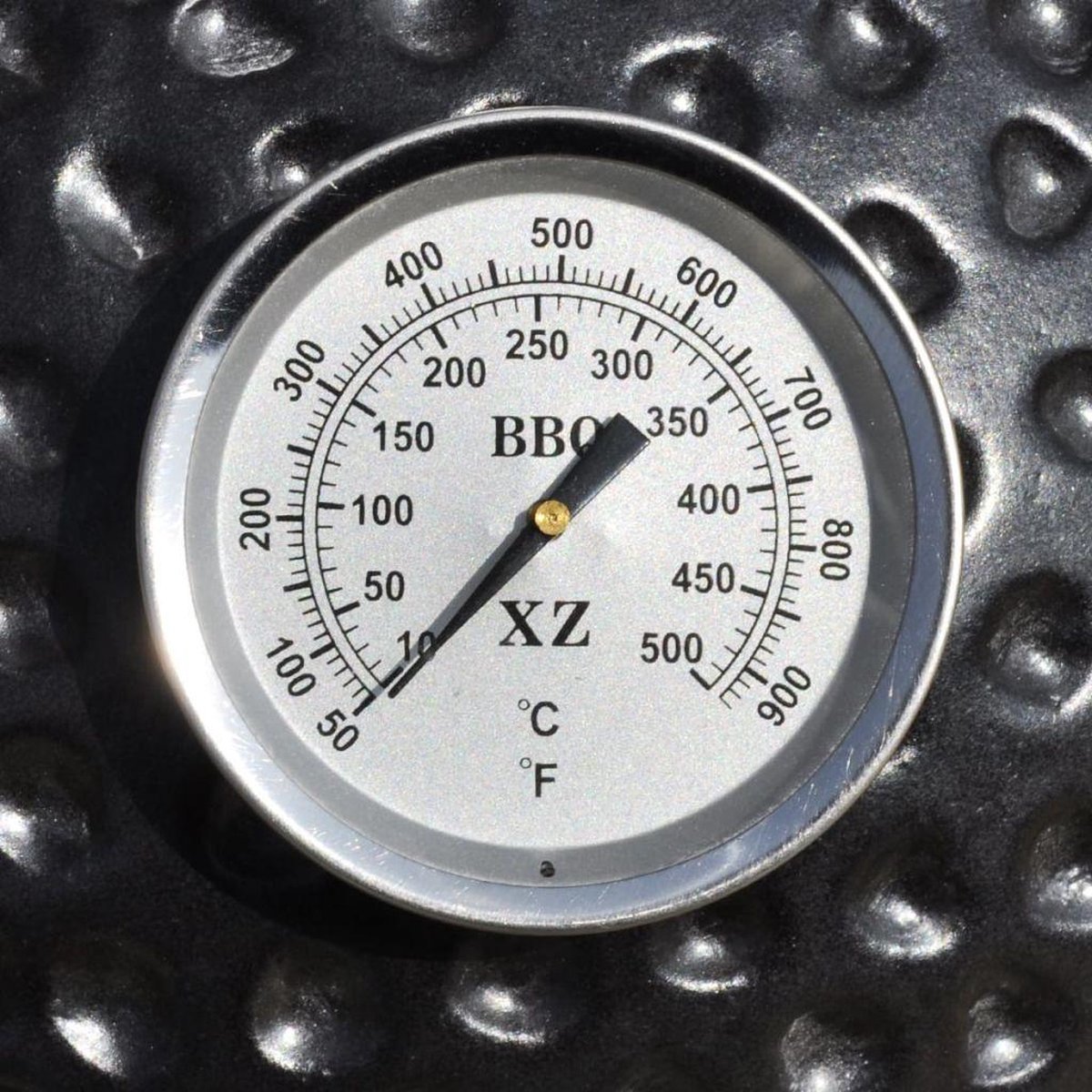 Kamado houtskoolbarbecue zwart 76cm keramisch