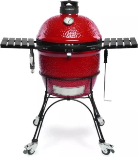 Kamado Joe Classic II houtskoolbarbecue met onderstel en zijtafels