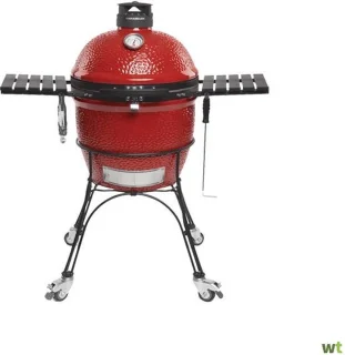 Kamado Joe Classic II houtskoolbarbecue met onderstel en zijtafels