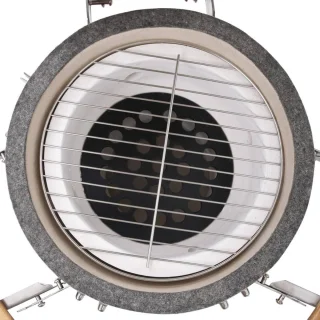 Kamado keramische houtskoolbarbecue 76cm rood