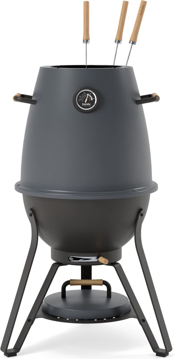 Kandu Cooking 41 Coal Grey Vertical Barbecue Ø58xH95 cm
