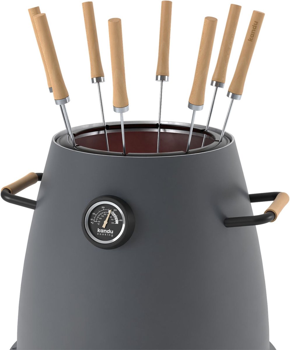 Kandu Cooking 41 Coal Grey Vertical Barbecue Ø58xH95 cm