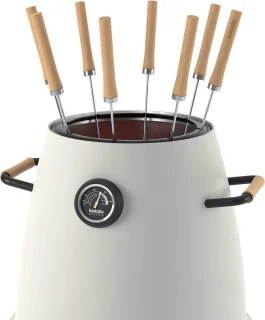 Kandu Cooking 41 Vertical Barbecue Ash White