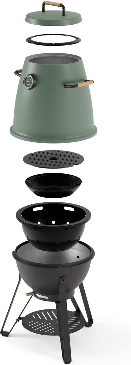 Kandu Cooking 41 Vertical Cooking barbecue Jungle Green