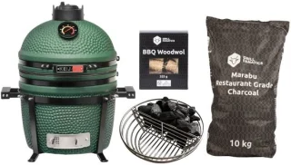 Keij Kamado BBQ Legend Compact Green 15 inch