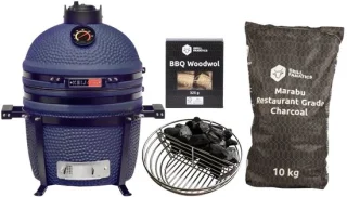 Klein van buiten, groot van binnen: de Keij Kamado Legend Compact Blue