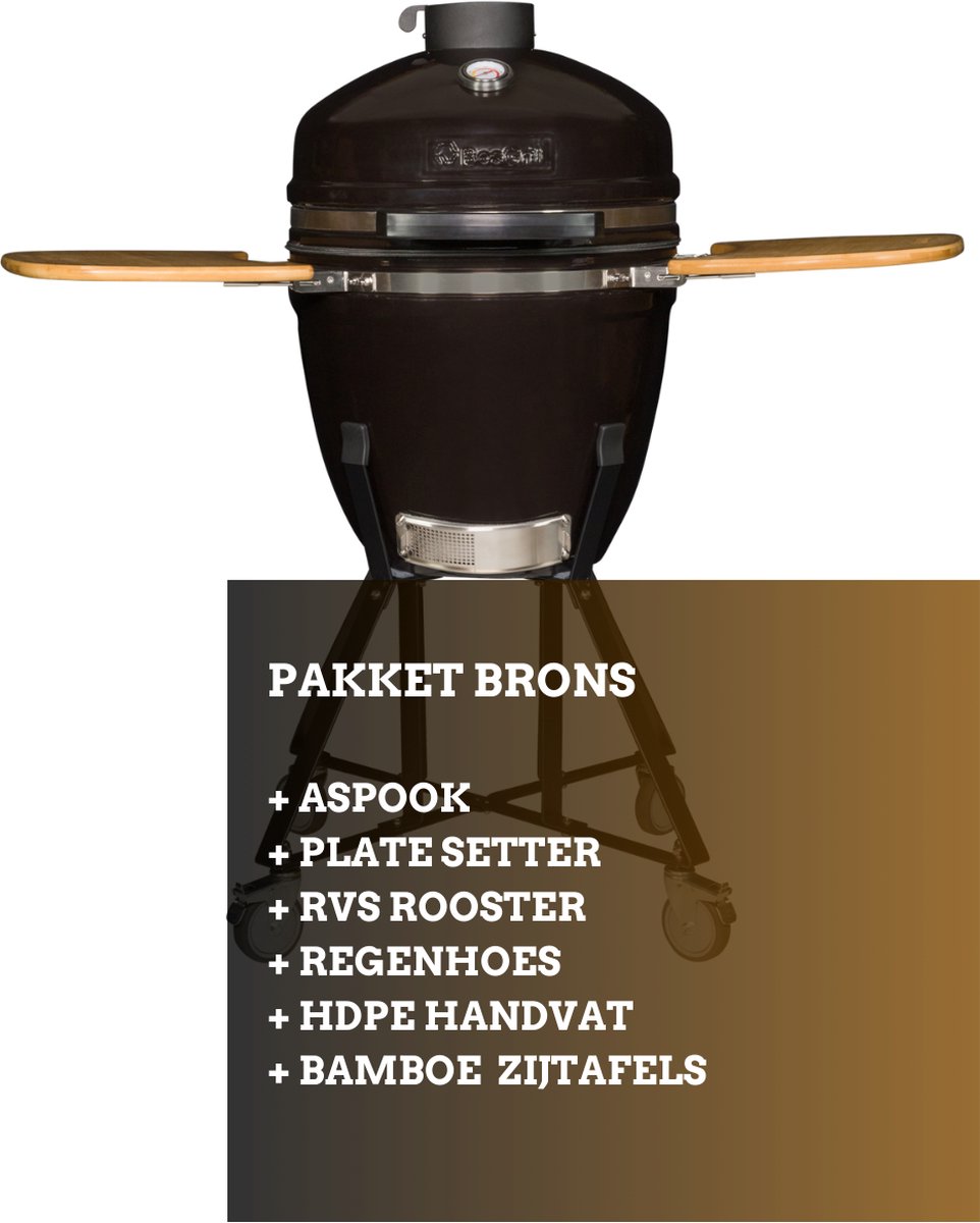 Keramische Kamado 21 inch Brons
