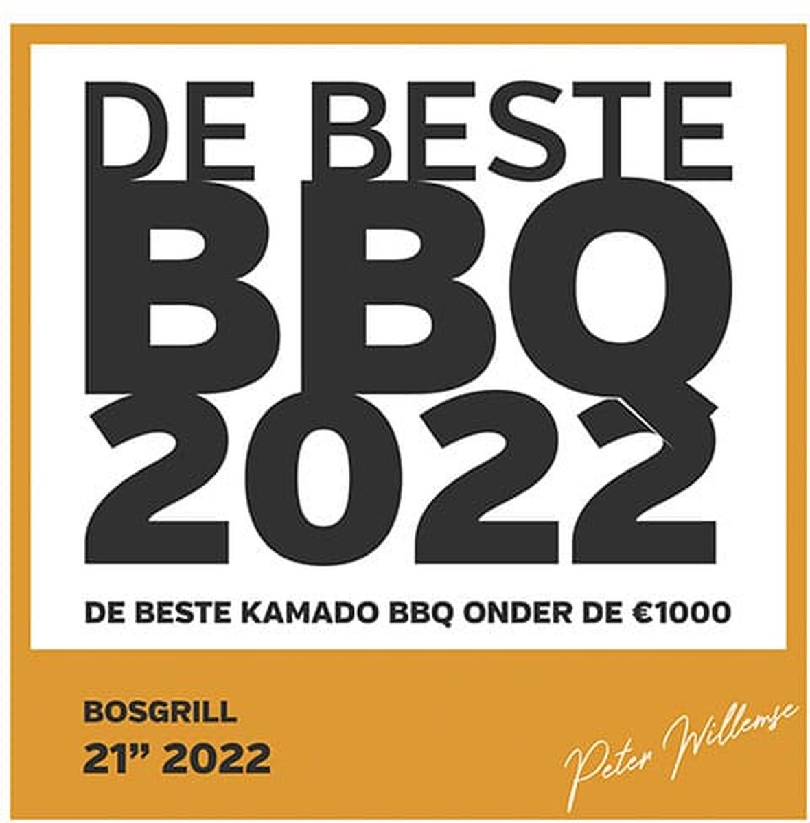 Keramische Kamado 21 inch Goud