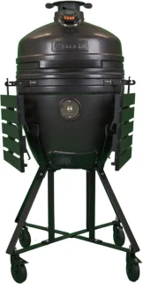Keramische Kamado 21 inch Platina mat zwart