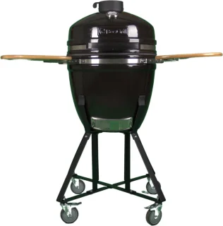 Keramische Kamado 21 inch Zilver