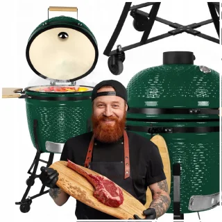 Keramische kolengrill 21 inch - Groen