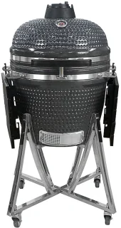 Landmann Kamado 22 Inch Keramische Houtskoolbarbecue Grijs Zwart