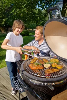 Landmann Kamado 22 inch met trolley - Kamado BBQ