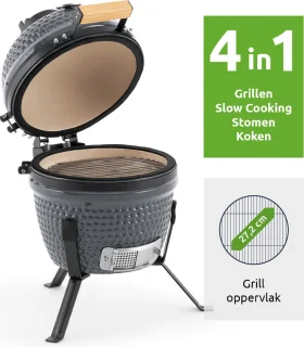 Landmann Kamado BBQ 27 cm Grijs