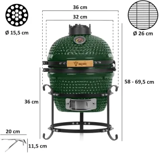 Wat vinden we goed aan de LeeuwenChoice® Generic Pro Serie - Mini Kamado Grill