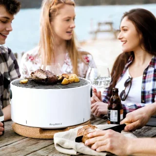 LEO Tafel BBQ Wit