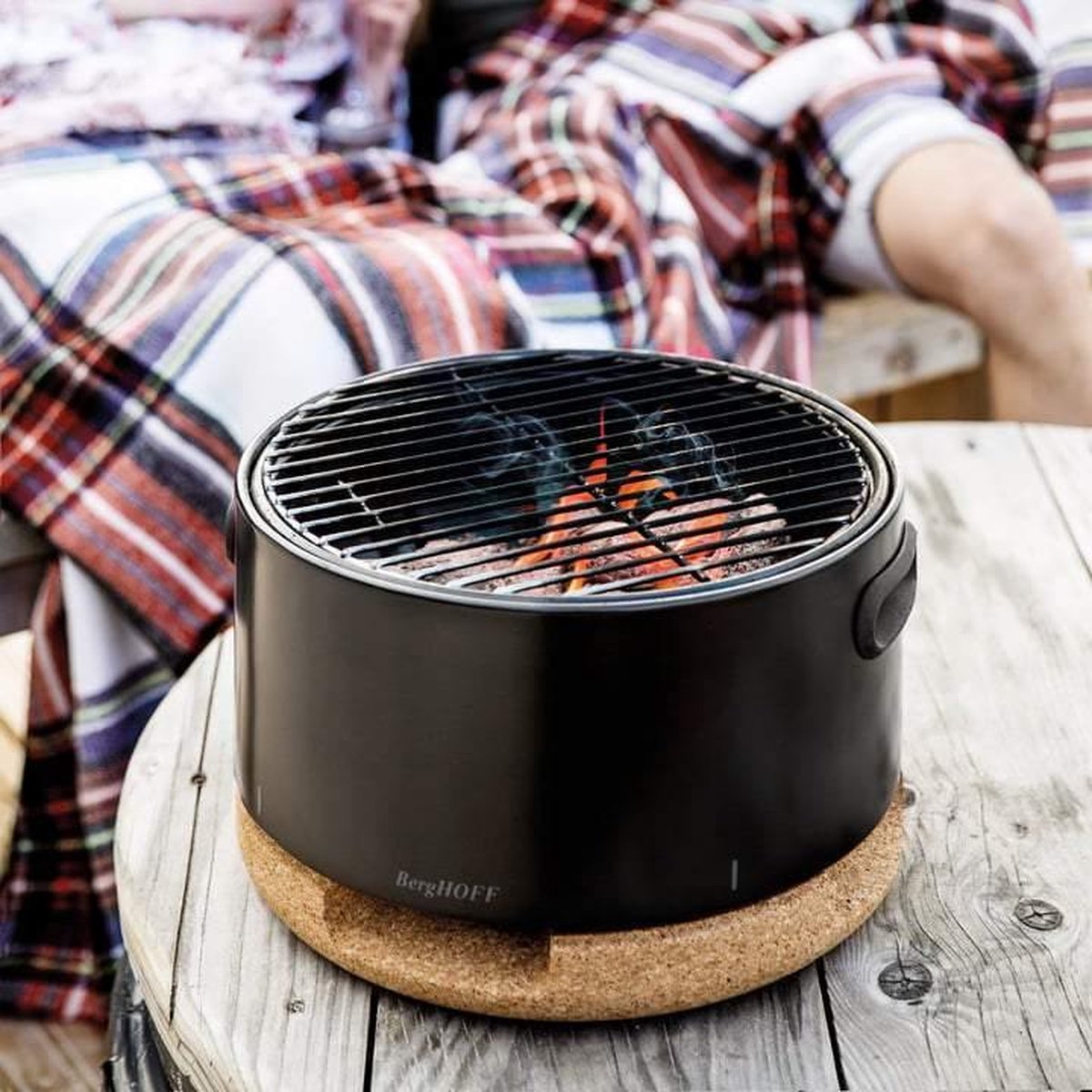 LEO Tafel BBQ Zwart