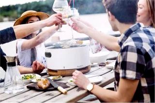 LEO Tafel BBQ Zwart