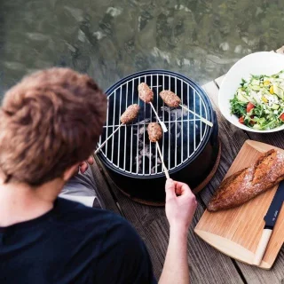 LEO Tafel BBQ Zwart
