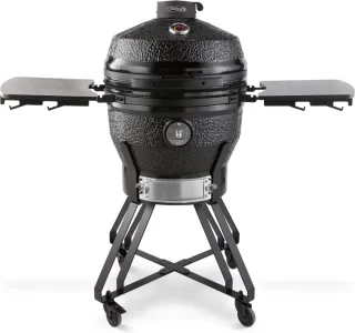 Maxima Premium Kamado BBQ 22 inch Houtskoolbarbecue Zwart 100 cm