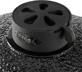 Maxima Premium Kamado BBQ 22 inch Houtskoolbarbecue Zwart 100 cm