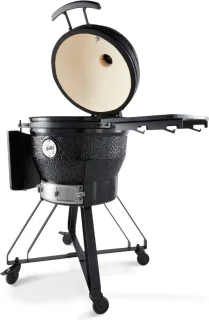 Maxima Premium Kamado BBQ 22 inch Houtskoolbarbecue Zwart 100 cm