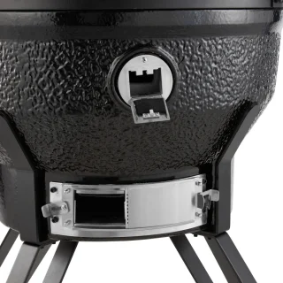 Maxima Premium Kamado BBQ 22 inch Houtskoolbarbecue Zwart 100 cm