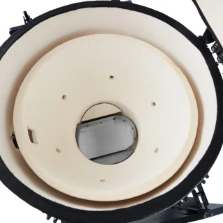 Maxima Premium Kamado BBQ 22 inch Houtskoolbarbecue Zwart 100 cm