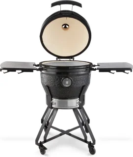 Maxima Premium Kamado BBQ 22 inch Houtskoolbarbecue Zwart 100 cm