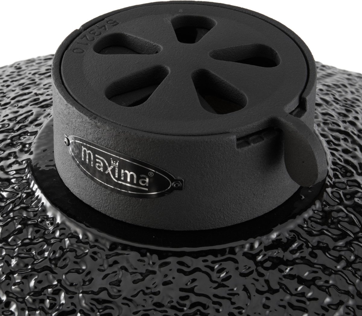 Maxima Premium Kamado BBQ 26 inch Ø66 cm Zwart