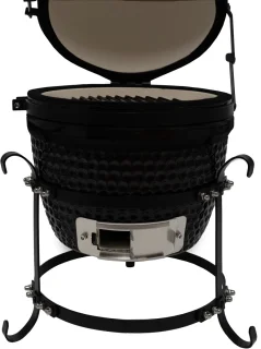 Mini Kamado Keramische Houtskoolbarbecue 33 cm – Zwart