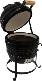 Mini Kamado Keramische Houtskoolbarbecue 33 cm – Zwart