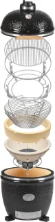 Monolith Classic PRO2.0 zwart 46 cm houtskoolbarbecue met onderstel