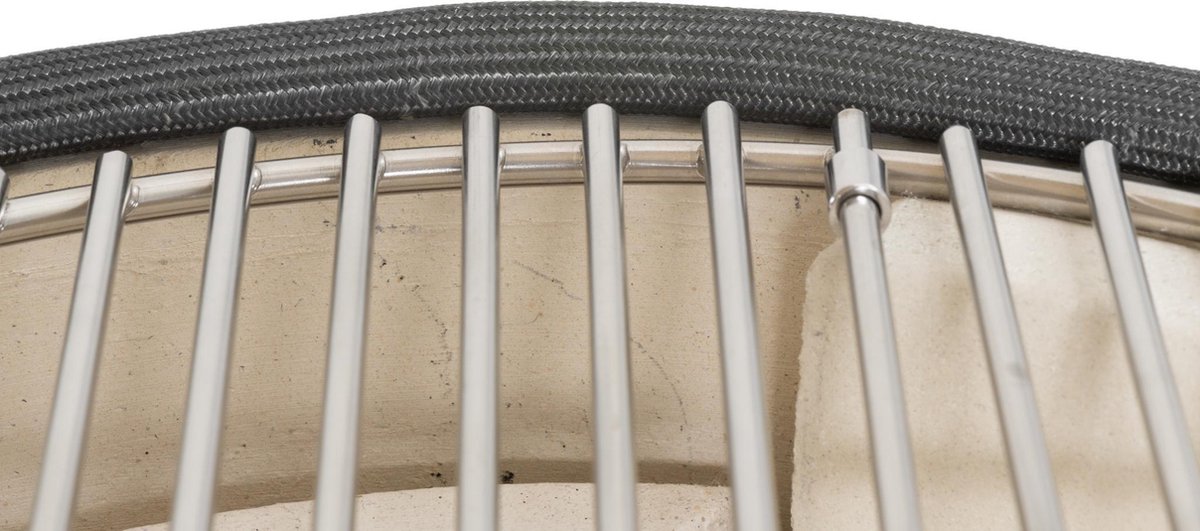 Mustang Kamado S 16 inch keramische barbecue grijs