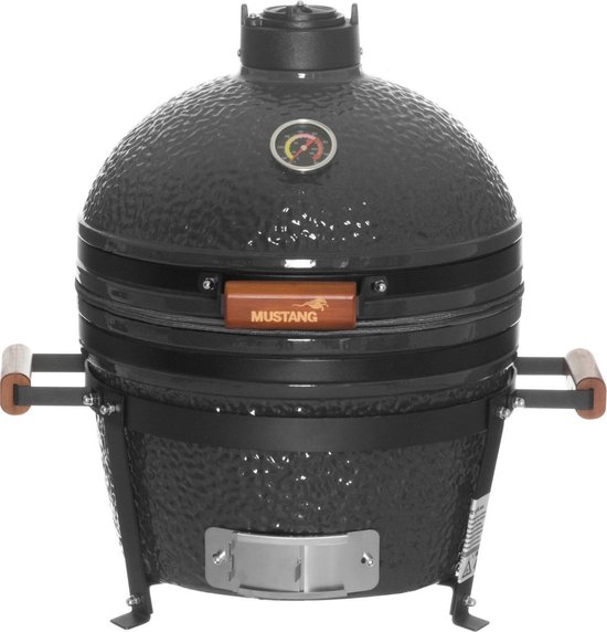 Mustang Kamado S 16 inch keramische barbecue grijs