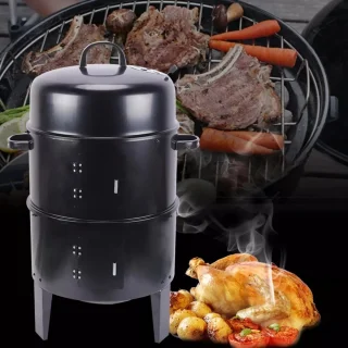 NELLA Houtskoolbarbecue Ø40 cm, hoogte 84 cm