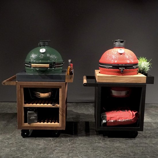 OFYR Kamado Table 65 PRO Corten Concrete BGE