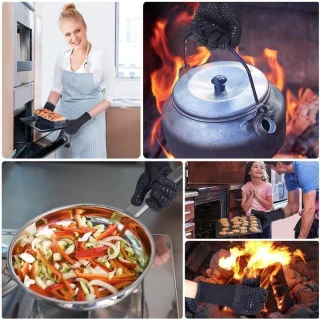 Ovenhandschoenen (1 paar, 2 stuks)