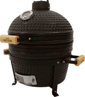 Patton Classic Kamado 16" Table Chef Medium Matzwart