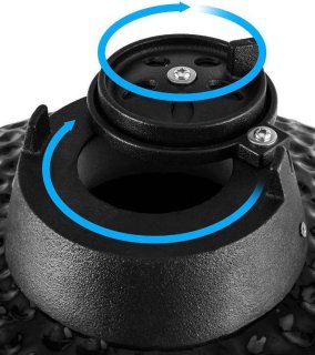 Patton Classic Kamado 16" Table Chef Medium Matzwart