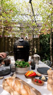 Patton Kamado 15" Table Chef Medium Zwart