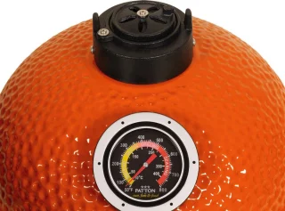 Patton Kamado 15" Tafelmodel Keramische Barbecue Oranje Medium
